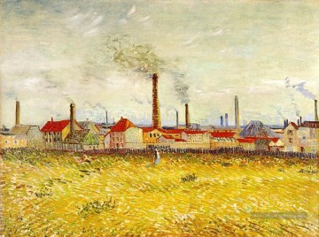  Gogh Art - Les usines d’Asnières vues du quai de Clichy Vincent van Gogh